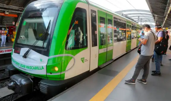 Línea 1 del Metro de Lima cierra tres estaciones por el ingreso indebido de una persona a la vía férrea