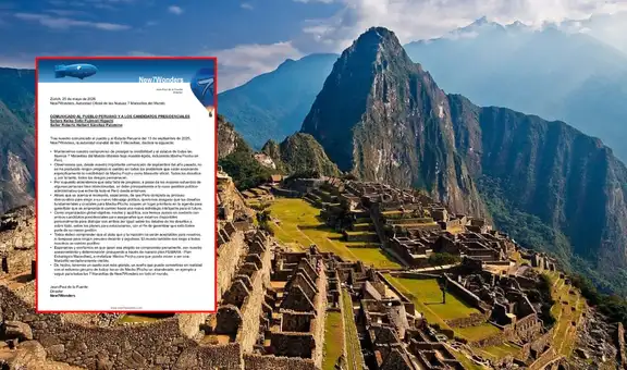 Machu Picchu sigue en riesgo de perder su título como Maravilla del Mundo: N7W alerta escasos avances en su protección