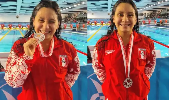 Nadadora peruana Yasmín Silva ganó la medalla de plata en el Circuito Mare Nostrum 2026 de Mónaco