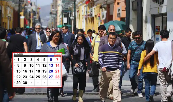 ¿Habrá fin de semana largo? Estos son los 2 feriados en el mes de junio, según calendario 2026 de Perú
