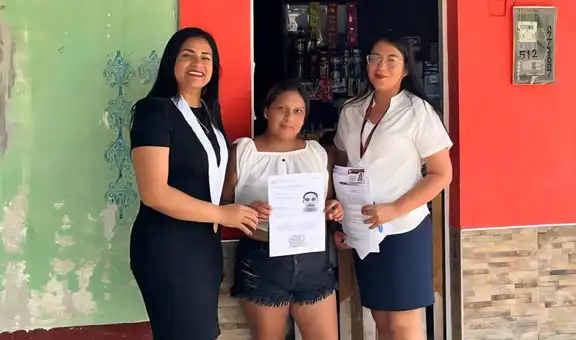 Jueza de Tumbes entrega personalmente depósitos judiciales a madres de familia en Zarumilla