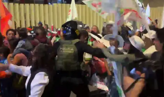 Reportan enfrentamientos entre militantes de Fuerza Popular y Juntos por el Perú