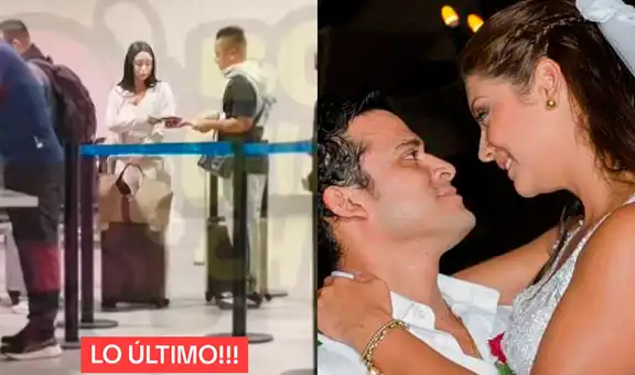 Pamela Franco abandona Perú a solo horas del matrimonio entre Christian Domínguez y Karla Tarazona: se fue con Christian Cueva