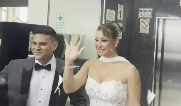 ¡Se dieron el sí! Karla Tarazona y Christian Domínguez sellaron su amor en una romántica boda por civil