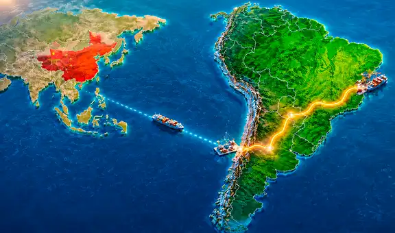 Un nuevo corredor de casi 4.000 km recorrerá 4 países de América Latina y unirá 2 océanos para fortalecer el comercio con Asia