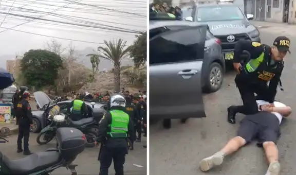 Ataque de sicarios deja dos muertos y un herido en Comas: sujeto interceptó la unidad en la que viajaban