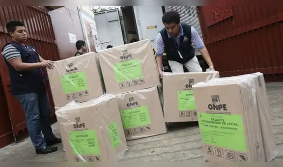 ONPE inicia despliegue del material electoral en Lima y Callao para la segunda vuelta