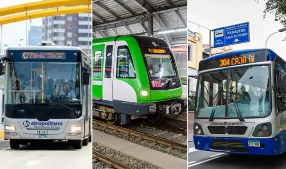 ¿Desde qué hora operarán el Metropolitano, Línea 1 y corredores durante la segunda vuelta electoral?