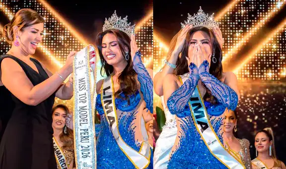 Fabianna Beretta es la nueva reina peruana: Joven limeña fue coronada Miss Top Model Perú 2026 por Marina Mora