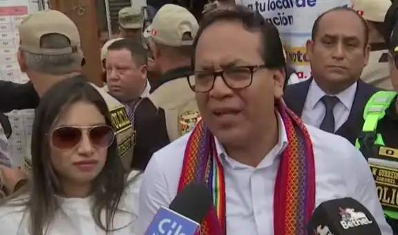 Roberto Sánchez votó en San Borja y llamo a aceptar resultados: "Respetemos el voto libre"