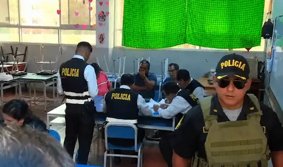 Detienen a tres miembros de mesa por cédulas presuntamente alteradas en Los Olivos