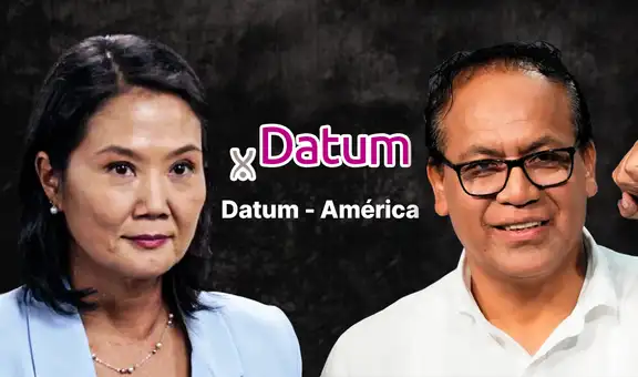 Flash Electoral Datum: Keiko Fujimori con 50,53% y Roberto Sánchez con 49,47% en los resultados de la segunda vuelta