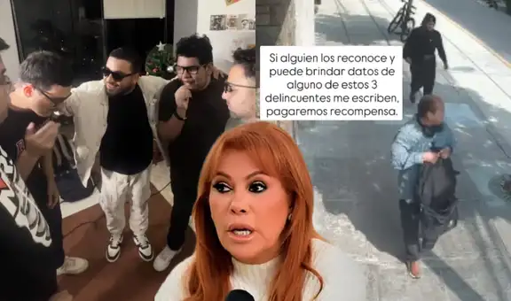 Roban a trabajador de Magaly Medina y ofrecen recompensa para capturar a los presuntos delincuentes: "Si alguien los conoce..."