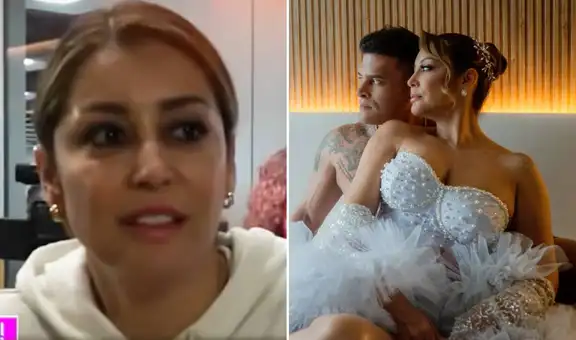 Karla Tarazona habla sobre rumores de embarazo tras boda con Christian Domínguez: "Mujer, tiene que ser a la segura; si no, la regreso"