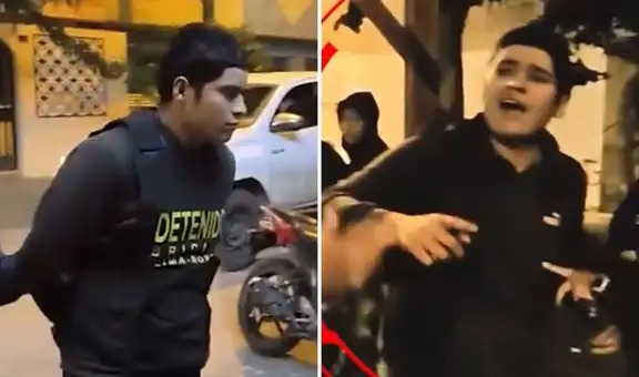 Presunto delincuente llamó a su madre en pleno operativo: PNP lo detuvo por presuntos asaltos a conductores y le halló arma, municiones y marihuana