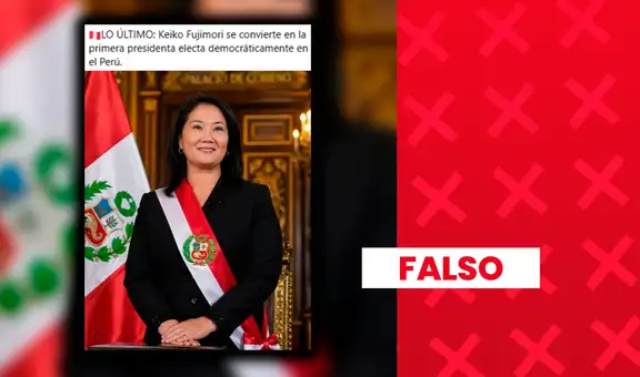 Es falso que Keiko Fujimori haya sido declarada oficialmente presidenta del Perú