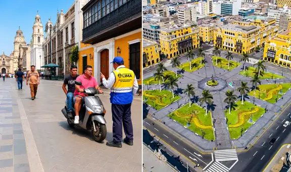 Municipalidad de Lima advierte multa por circular con vehículos en zonas peatonales en el Centro Histórico de Lima