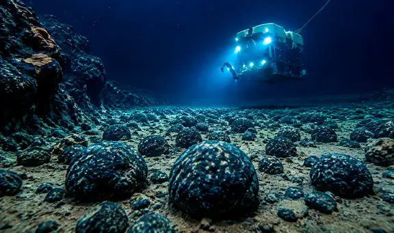 Las rocas a 4 km bajo el Pacífico que esconden más de 20.000 millones de toneladas de un tesoro submarino único en la Tierra