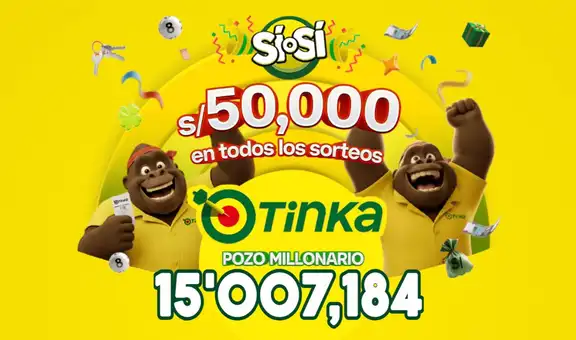 Resultados de La Tinka del domingo 14 de junio: números ganadores, premios del Pozo Millonario, boliyapa, S/50.000 y más