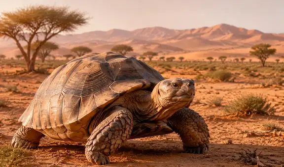 Plantar árboles no es suficiente para frenar el desierto en África: soltaron 500 tortugas y esto ocurrió 5 años después