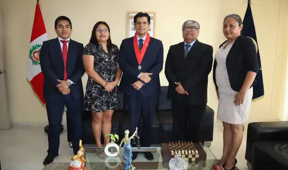Secretario de la FENASIPOJ coordina Plan de Trabajo con el Presidente de la Corte de Piura