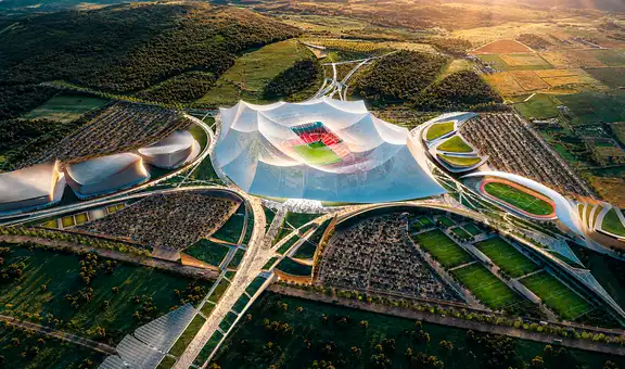 El colosal estadio de Marruecos para 115.000 personas que busca hacer historia en el Mundial 2030: una arquitectura futurista
