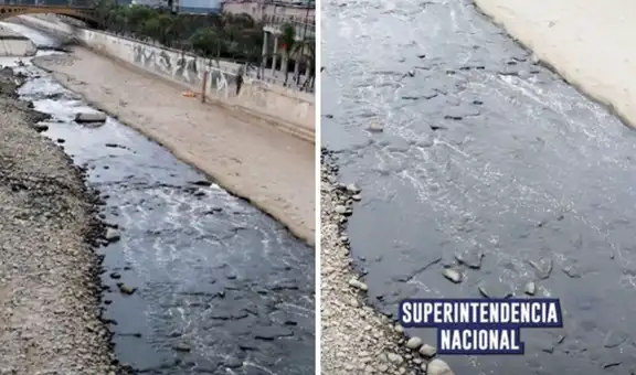 Río Rímac con aguas negras: Defensoría exige investigar y sancionar a culpables por contaminación