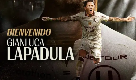 Universitario anunció el fichaje de Gianluca Lapadula: "Bienvenido"