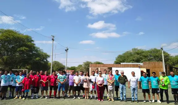Corte de Piura participa en inauguración de campeonato por aniversario del Módulo de Justicia de Castilla