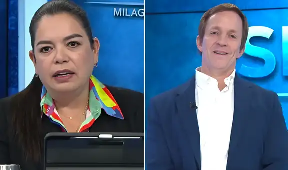 Alcalde Francis Allison pasa incómodo momento tras frío comentario de Milagros Leiva en TV: "Creció sin papá, hay que decirlo"