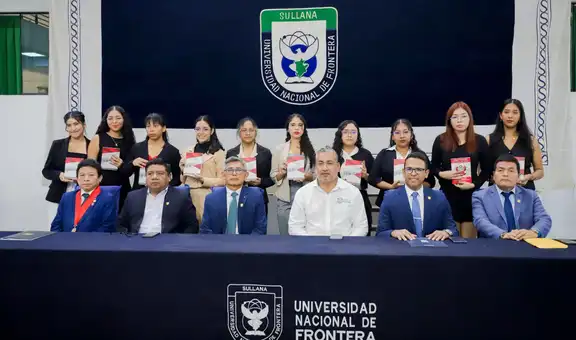 Presidente de la Corte de Sullana participa en bienvenida a primera promoción de estudiantes de derecho de la UNF