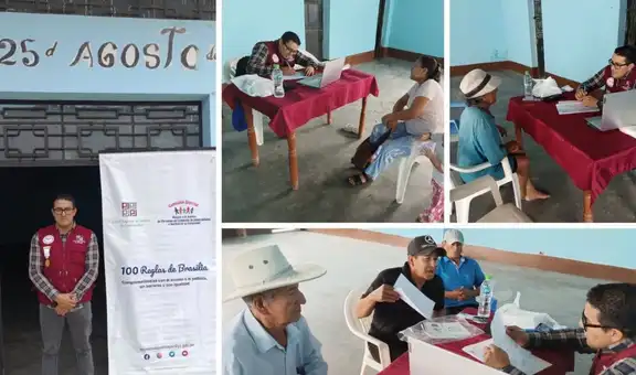 Juzgado de Paz Letrado de Huarango acercó los servicios judiciales a pobladores de Puerto Ciruelo