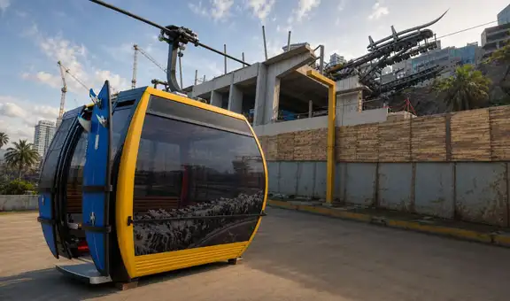 Así avanza el Teleférico de Miraflores que conecta la Costa Verde: estaría listo en agosto y movería a 3.000 personas al día