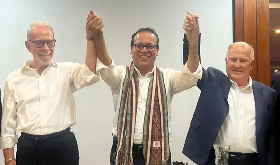 Sánchez confirma alianza con López Chau y Belmont en el Congreso: "Para recuperar la democracia"