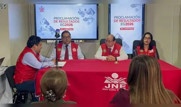 JEE de Lambayeque proclama resultados de la segunda vuelta presidencial con el 100% actas contabilizadas