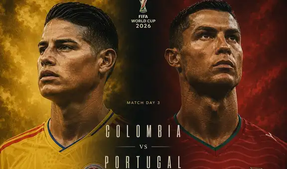 ¿A qué hora juega Colombia vs Portugal EN VIVO, con Cristiano Ronaldo, el partido del Mundial 2026?
