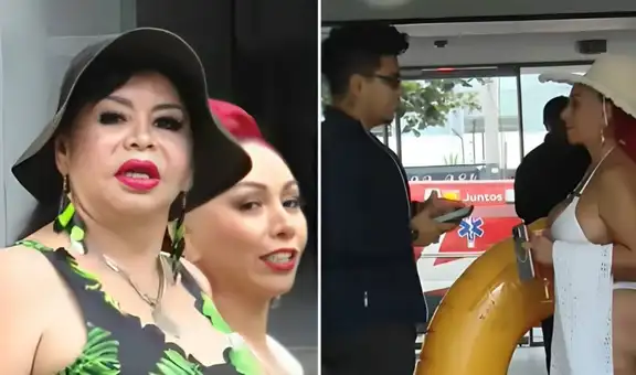 Deysi Araujo es retirada de piscina en su edificio de San Isidro por armar alboroto con Susy Díaz, la ‘Negra Petróleo’ y más