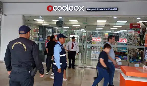 Delincuentes atan a trabajadores y roban tienda Coolbox en centro comercial de La Molina