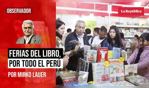 Ferias del libro, por todo el Perú, por Mirko Lauer