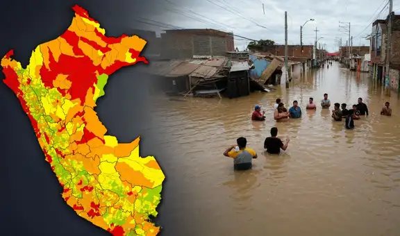 Lluvias por El Niño ponen en riesgo muy alto a más de 9,3 millones de peruanos: Lima tiene la mayor exposición