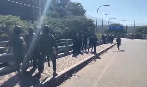Más de 50 escolares peruanos afectados tras el cierre del puente fronterizo Macará-La Tina ordenado por Ecuador