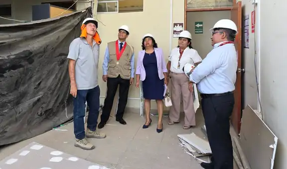 Obra de rehabilitación de la sede judicial de Paita Baja alcanza el 78% de avance