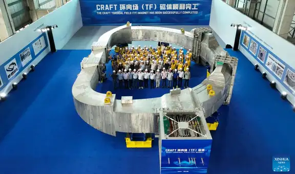 El sol artificial de China da un paso decisivo al poner a prueba el imán superconductor más grande jamás creado