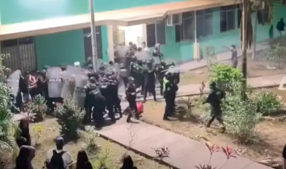 Policía ingresa a universidad de Ucayali y reprime a estudiantes