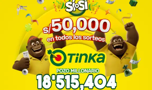 Resultados de La Tinka del miércoles 8 de julio: consulta los números ganadores, premios del Pozo Millonario, boliyapa, S/50.000 y más