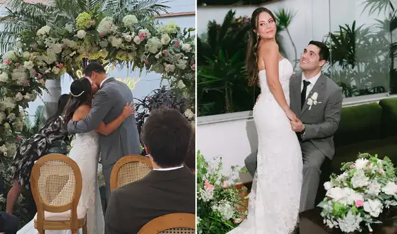 Madre de la hija de Said Palao se casó en emotiva ceremonia: así fue el momento que la hizo quebrarse