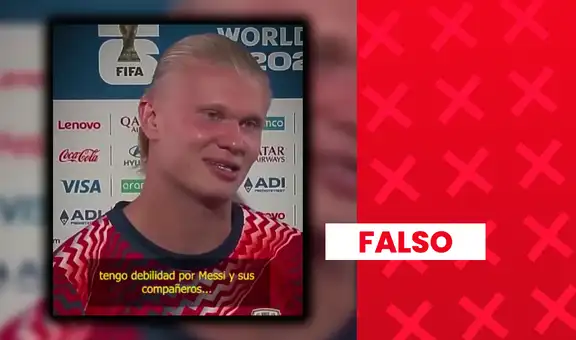 ¿Erling Haaland apoyó a Argentina?: subtítulos manipulados en video viral generaron confusión entre aficionados