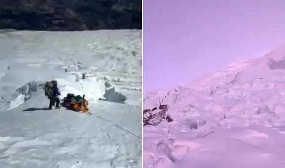 Nueva avalancha en el Huascarán deja un fallecido y dos heridos en pleno operativo de búsqueda de tres montañistas desaparecidos