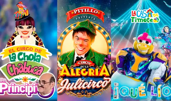 La temporada de circos 2026 ya comenzó en Lima: conoce cómo asistir a los shows de la Chola Chabuca, Pitillo, Timoteo y más