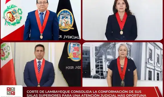 Corte de Lambayeque consolida sus Salas Superiores para fortalecer la atención judicial